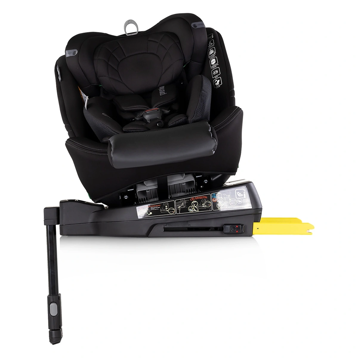 Scaun auto Chipolino Premium I-Size 40-150 cm cu sistem Isofix, Blackberry - Negru [6]