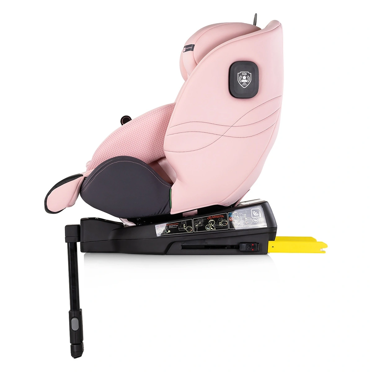 Scaun auto Chipolino Premium I-Size 40-150 cm cu sistem Isofix, Pink marshmallow - Roz [4]