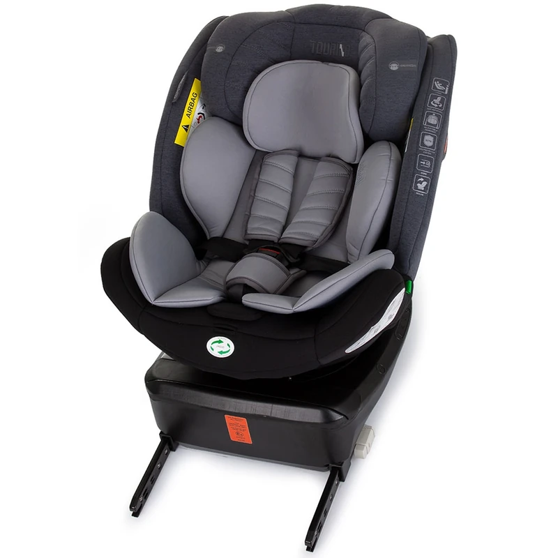 Scaun auto Chipolino Tourino Isofix Grey mix [2]