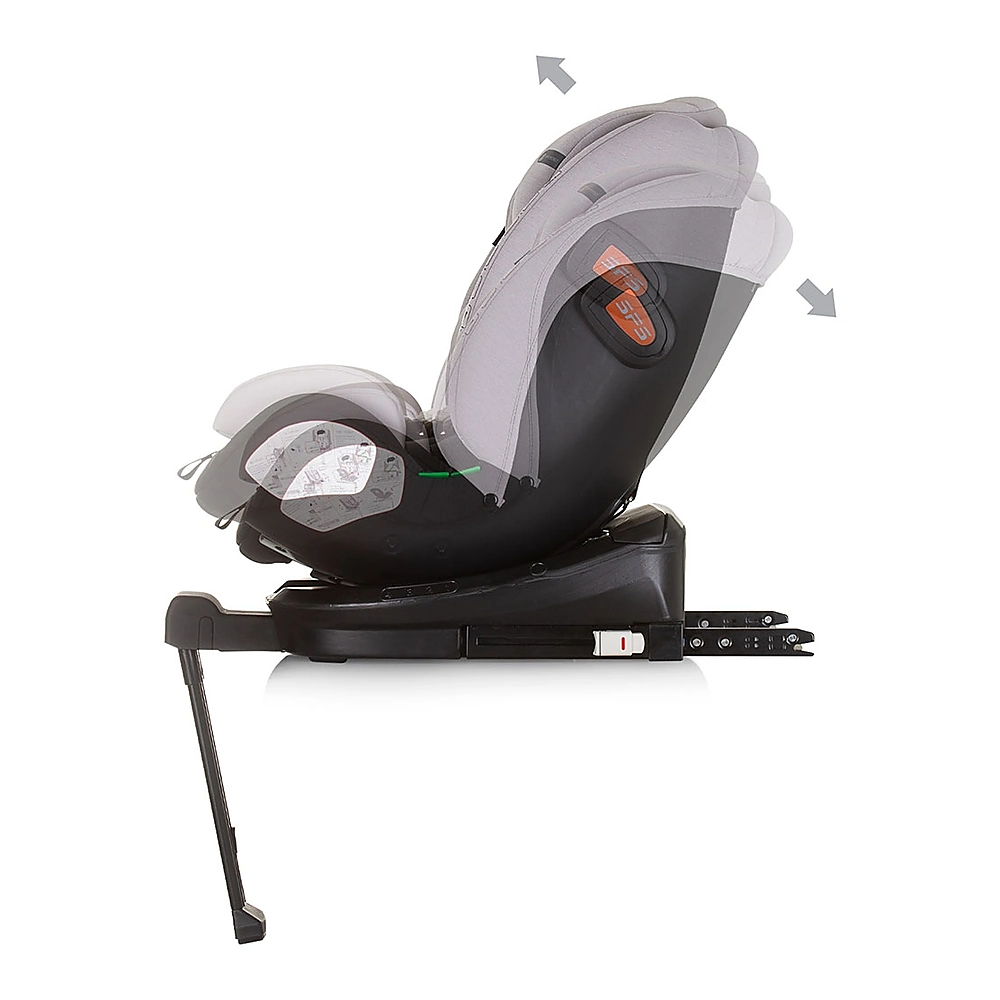 Scaun auto Chipolino Tourino Isofix Ash grey [5]