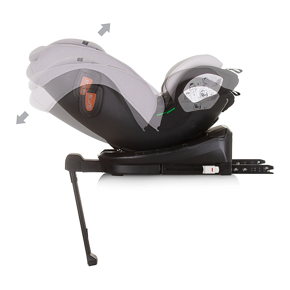 Scaun auto Chipolino Tourino Isofix Ash grey [8]