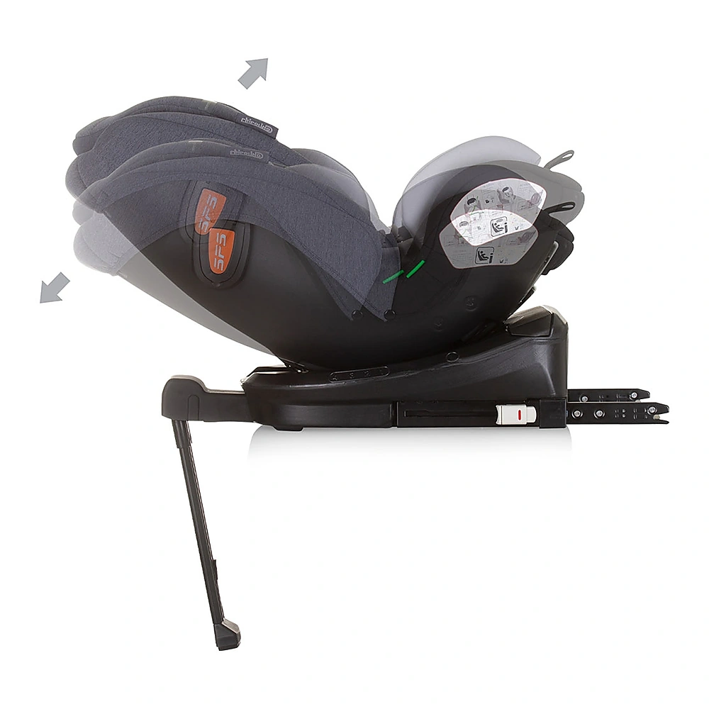 Scaun auto Chipolino Tourino Isofix Grey mix [8]