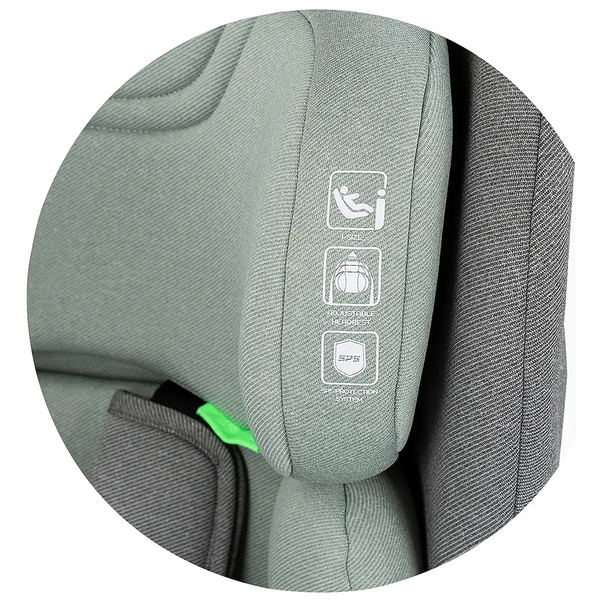 Scaun auto Chipolino Tycoon I-Size 76-150 cm basil 15 luni [6]