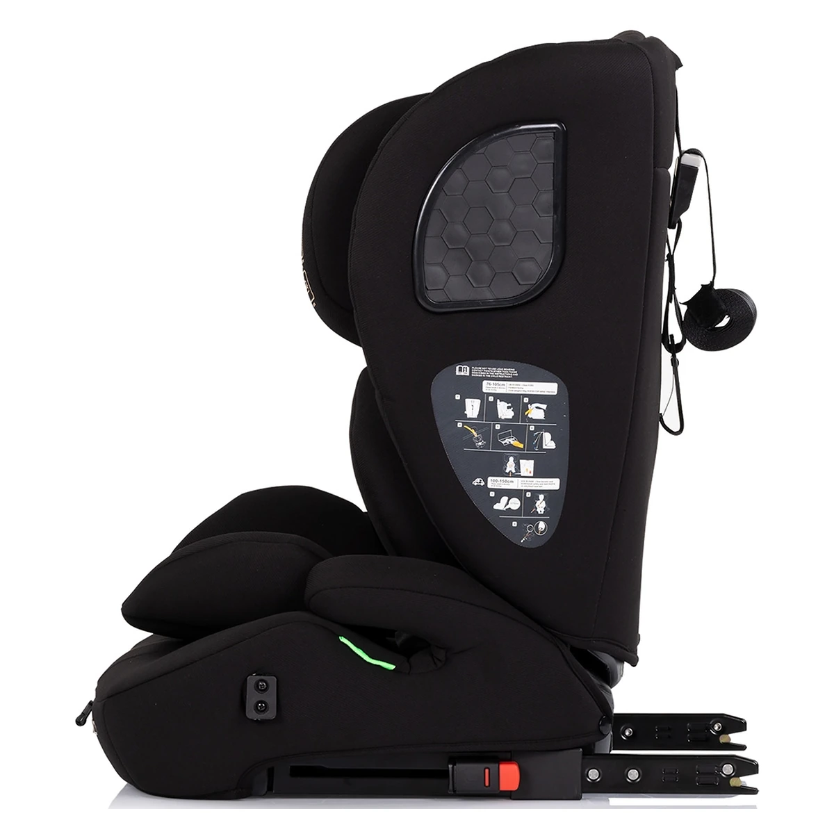 Scaun auto Chipolino Tycoon Iso I-Size 76-150 cm cu sistem Isofix, Blackberry [4]