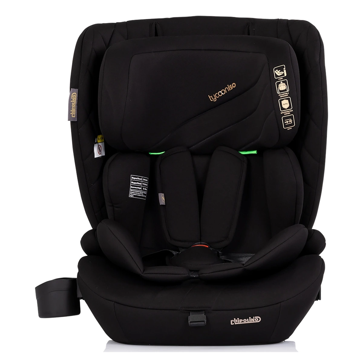 Scaun auto Chipolino Tycoon Iso I-Size 76-150 cm cu sistem Isofix, Blackberry [2]