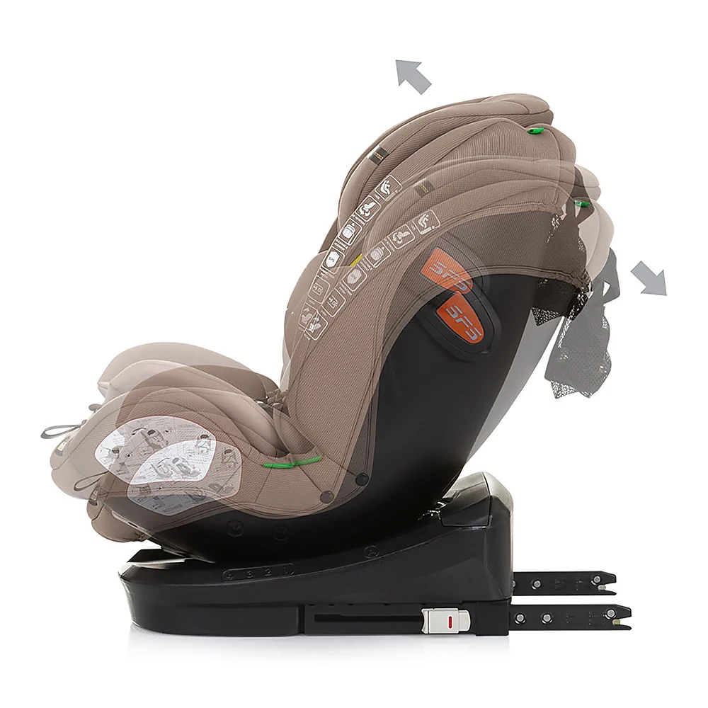 Scaun auto Chipolino Volare Isofix Macadamia [5]