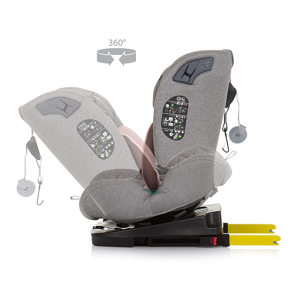 Scaun auto Chipolino X Factor I-Size 40-150 cm flamingo cu sistem Isofix [6]