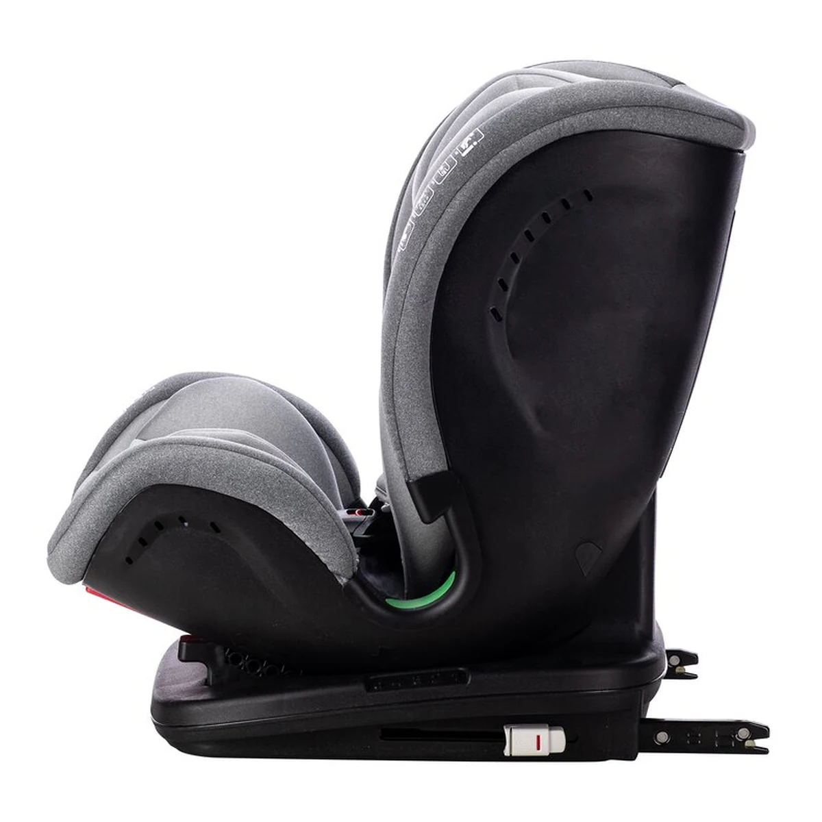 Scaun auto, FreeON, Trex, Pentru copii, I-Size, 76 - 150 cm, Tehnologie Isofix + Top Tether, Spatar si tetiera reglabile, Conform ECE R129, Grey [4]