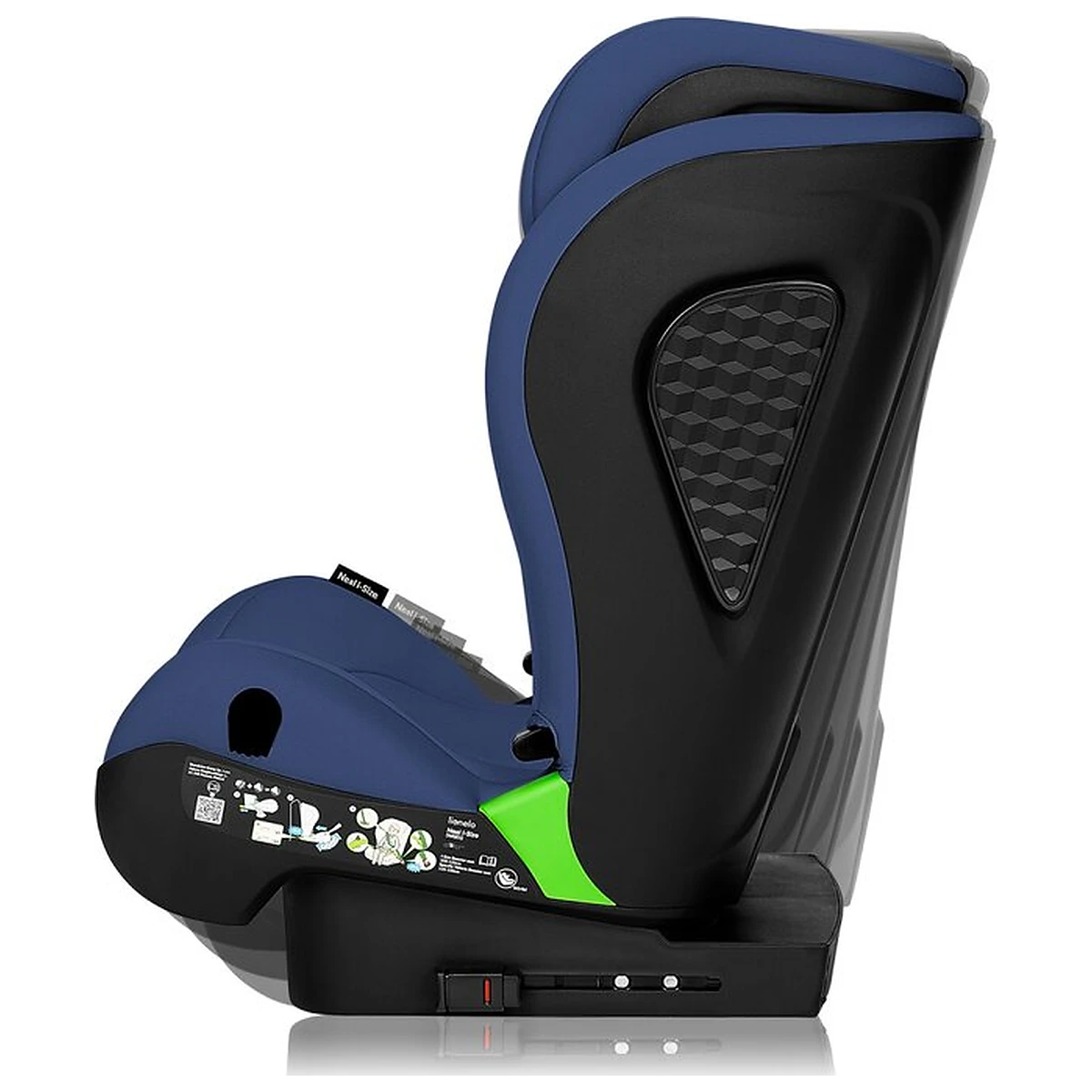 Scaun auto i-Size, Lionelo, Neal, 15-36 Kg, 100-150 cm, Isofix, Albastru [8]