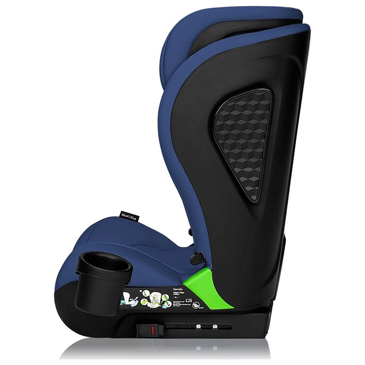 Scaun auto i-Size, Lionelo, Neal, 15-36 Kg, 100-150 cm, Isofix, Albastru [6]