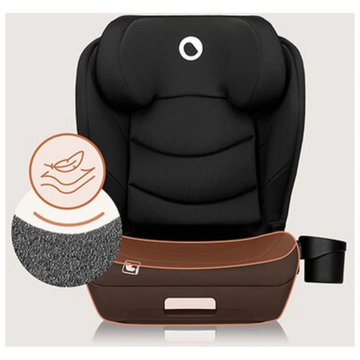 Scaun auto i-Size, Lionelo, Neal, 15-36 Kg, 100-150 cm, Isofix, Negru [24]
