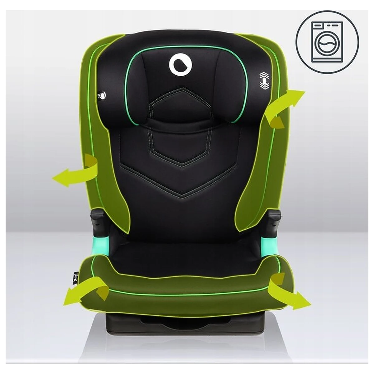 Scaun auto i-Size, Lionelo, Neal, 15-36 Kg, 100-150 cm, Isofix, Negru 12 ani [24]
