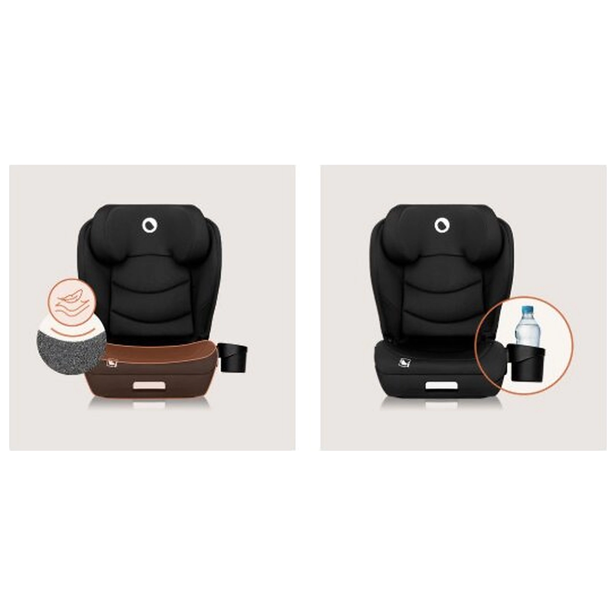 Scaun auto i-Size, Lionelo, Neal, 15-36 Kg, 100-150 cm, Isofix, Negru [28]