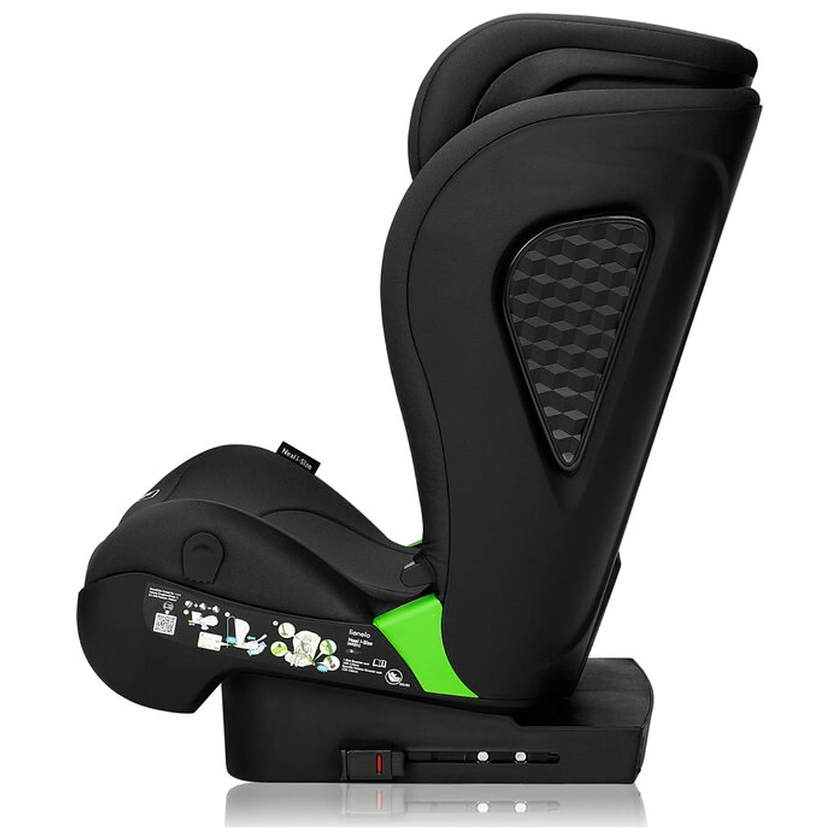 Scaun auto i-Size, Lionelo, Neal, 15-36 Kg, 100-150 cm, Isofix, Negru [8]