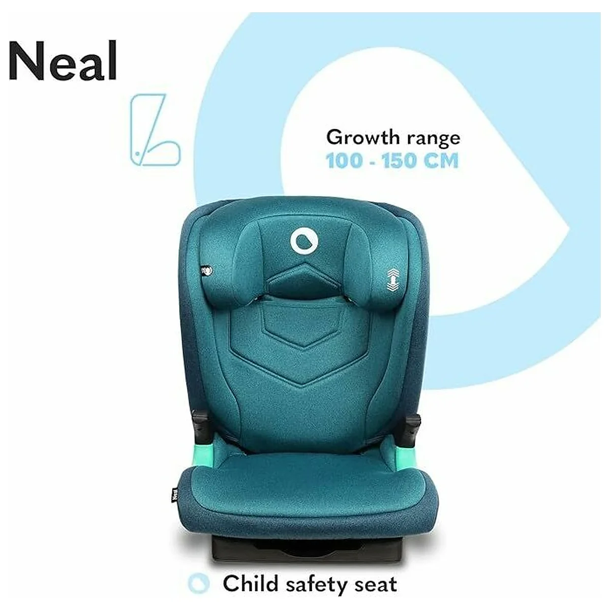 Scaun auto i-Size, Lionelo, Neal, 15-36 Kg, 100-150 cm, Isofix, Verde 12 ani [18]