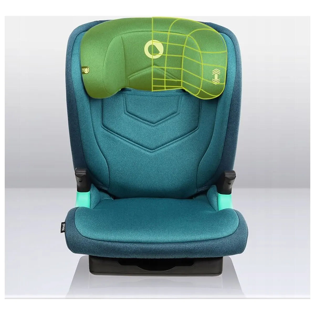 Scaun auto i-Size, Lionelo, Neal, 15-36 Kg, 100-150 cm, Isofix, Verde 12 ani [25]