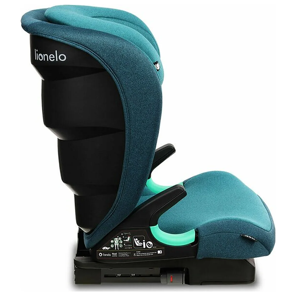 Scaun auto i-Size, Lionelo, Neal, 15-36 Kg, 100-150 cm, Isofix, Verde 12 ani [15]