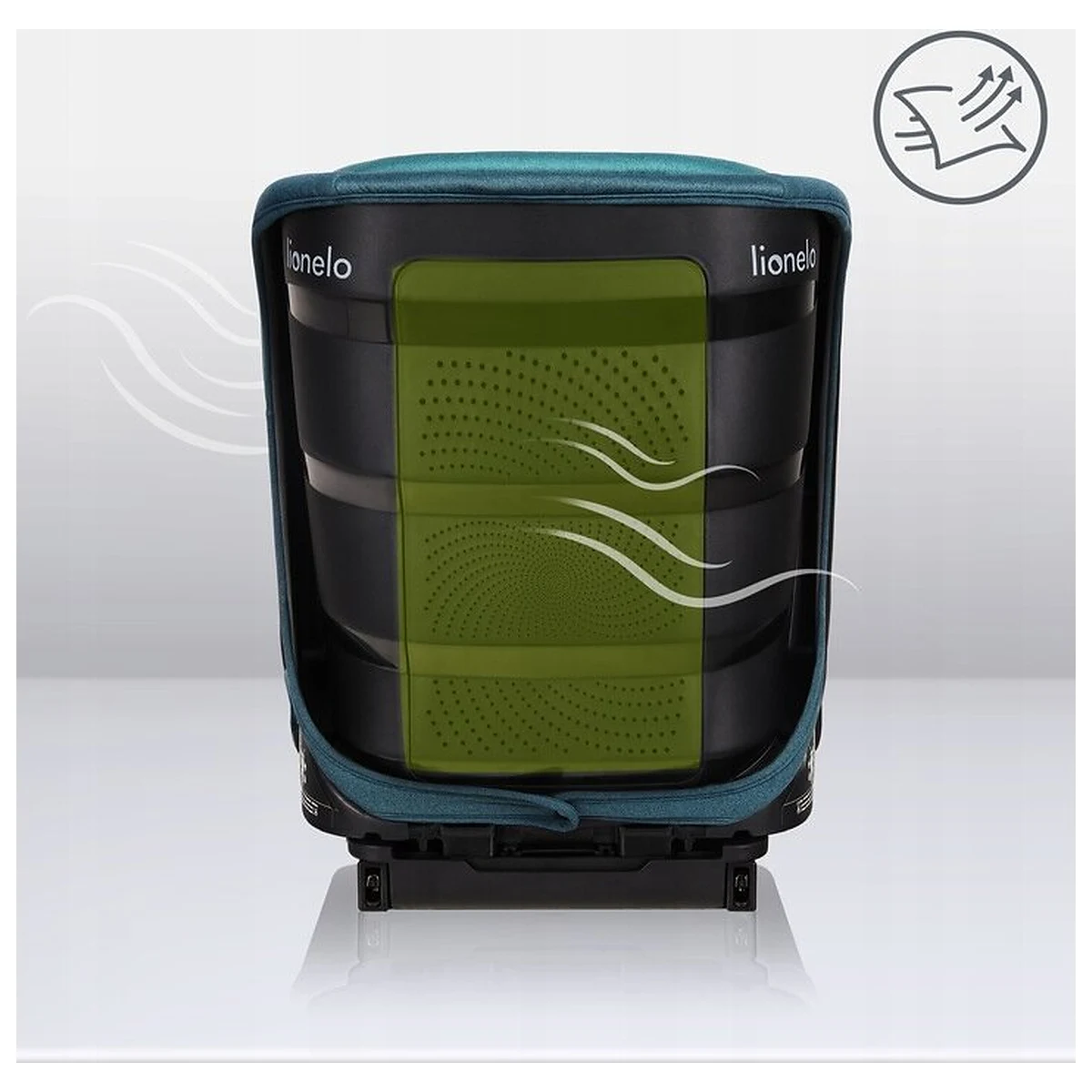 Scaun auto i-Size, Lionelo, Neal, 15-36 Kg, 100-150 cm, Isofix, Verde 12 ani [26]