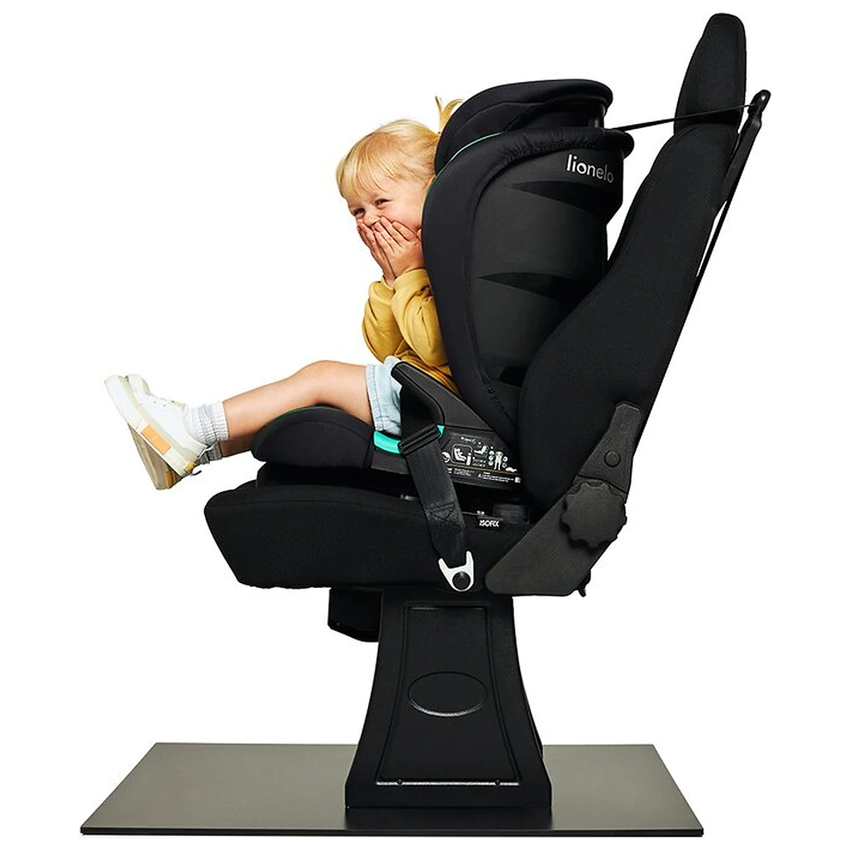 Scaun auto i-Size, Lionelo, Neal, 15-36 Kg, 100-150 cm, Isofix, Verde 12 ani [27]