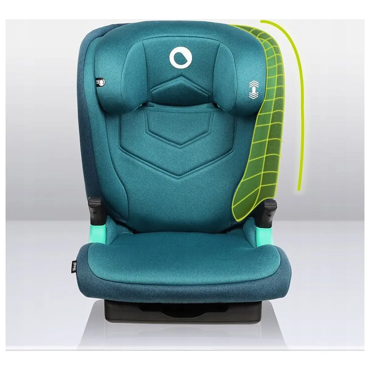 Scaun auto i-Size, Lionelo, Neal, 15-36 Kg, 100-150 cm, Isofix, Verde 12 ani [24]