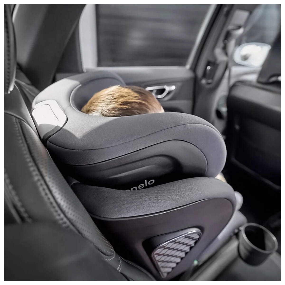 Scaun auto i-Size, Lionelo, Neal, Spatar reglabil in 4 pozitii, Tetiera in 10 pozitii, Suport sticla inclus, 15-36 Kg, [18]