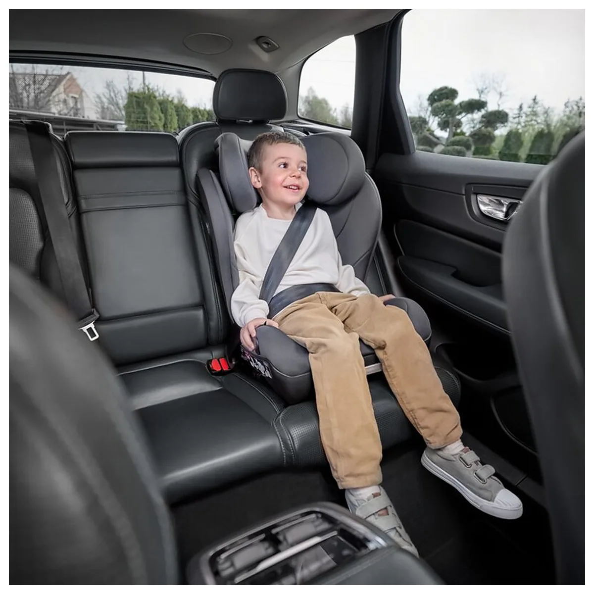 Scaun auto i-Size, Lionelo, Neal, Spatar reglabil in 4 pozitii, Tetiera in 10 pozitii, Suport sticla inclus, 15-36 Kg, [19]