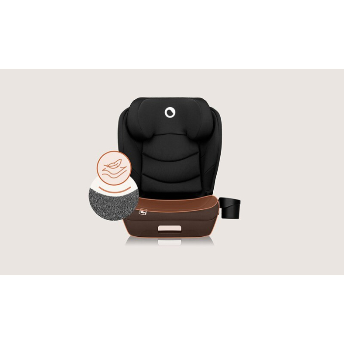 Scaun auto i-Size, Lionelo, Neal, 15-36 Kg, 100-150 cm, Isofix, Negru [24]