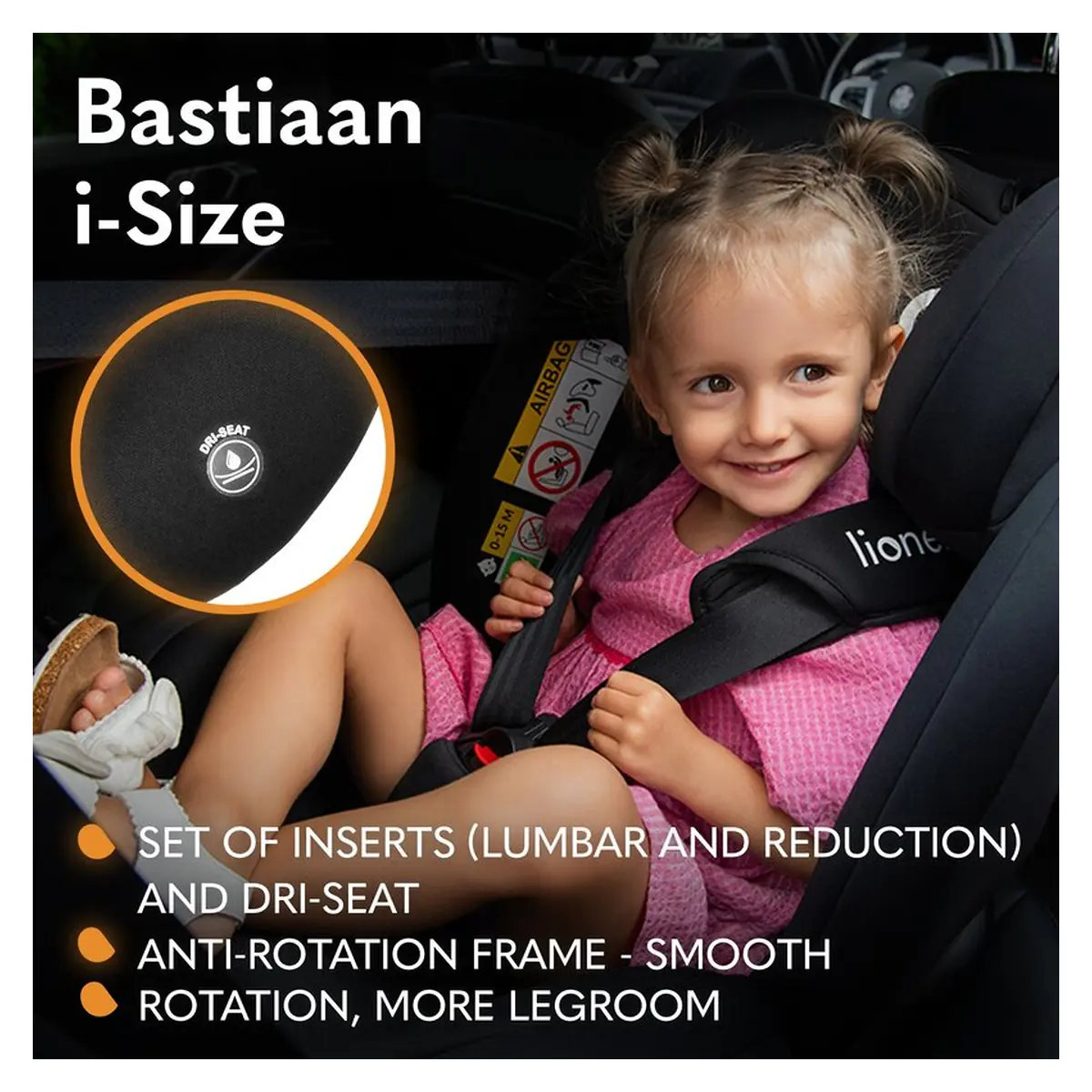 Scaun auto, Lionelo, Bastiaan i-Size, 4 in 1 [22]