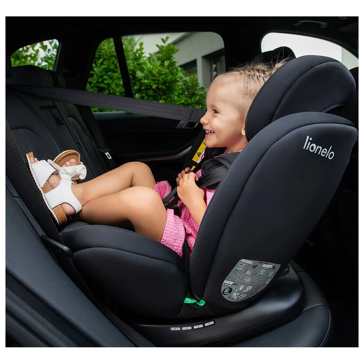 Scaun auto, Lionelo, Bastiaan i-Size, 4 in 1, Protectie laterala, Cu spatar inclinabil in 4 pozitii, Cu tetiera [29]