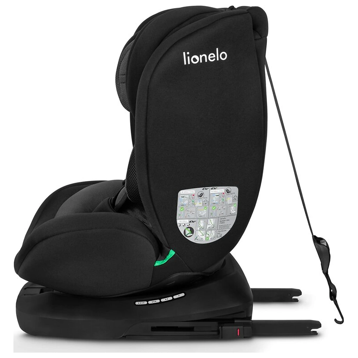 Scaun auto, Lionelo, Bastiaan i-Size, 4 in 1, Protectie laterala, Cu spatar inclinabil in 4 pozitii, Cu tetiera [14]