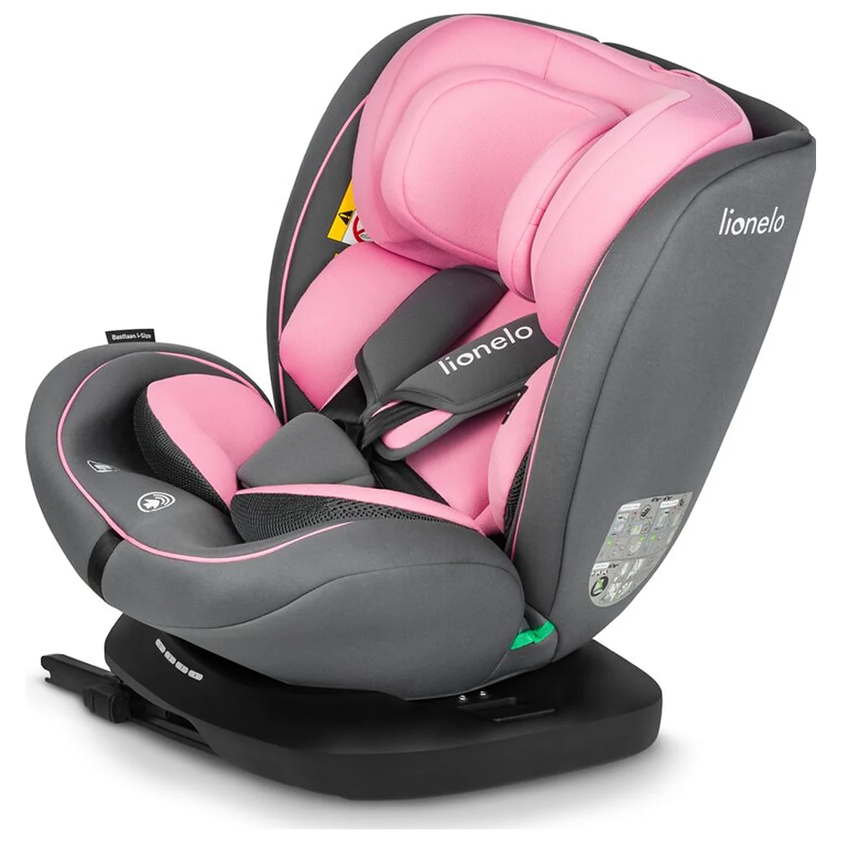 Scaun auto, Lionelo, Bastiaan i-Size, 4 in 1, Protectie laterala, Cu spatar inclinabil in 4 pozitii, Cu tetiera [8]