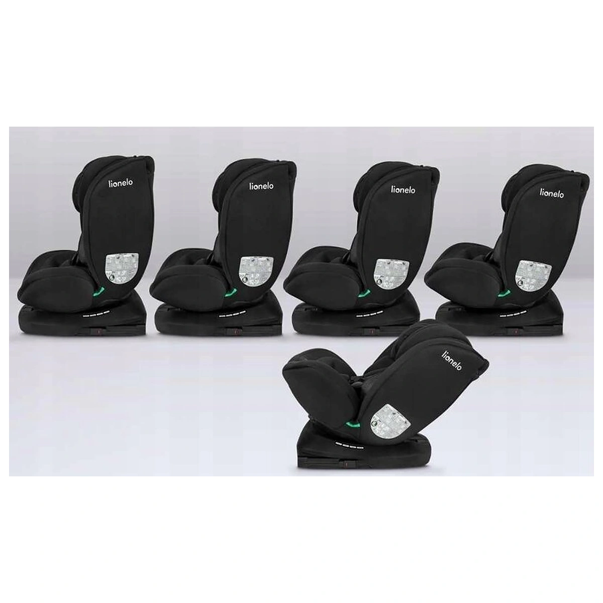 Scaun auto, Lionelo, Bastiaan i-Size, 4 in 1, Protectie laterala, Cu spatar inclinabil in 4 pozitii, Cu tetiera [21]