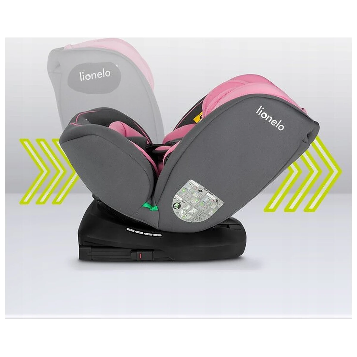 Scaun auto, Lionelo, Bastiaan i-Size, 4 in 1, Protectie laterala, Cu spatar inclinabil in 4 pozitii, Cu tetiera [25]