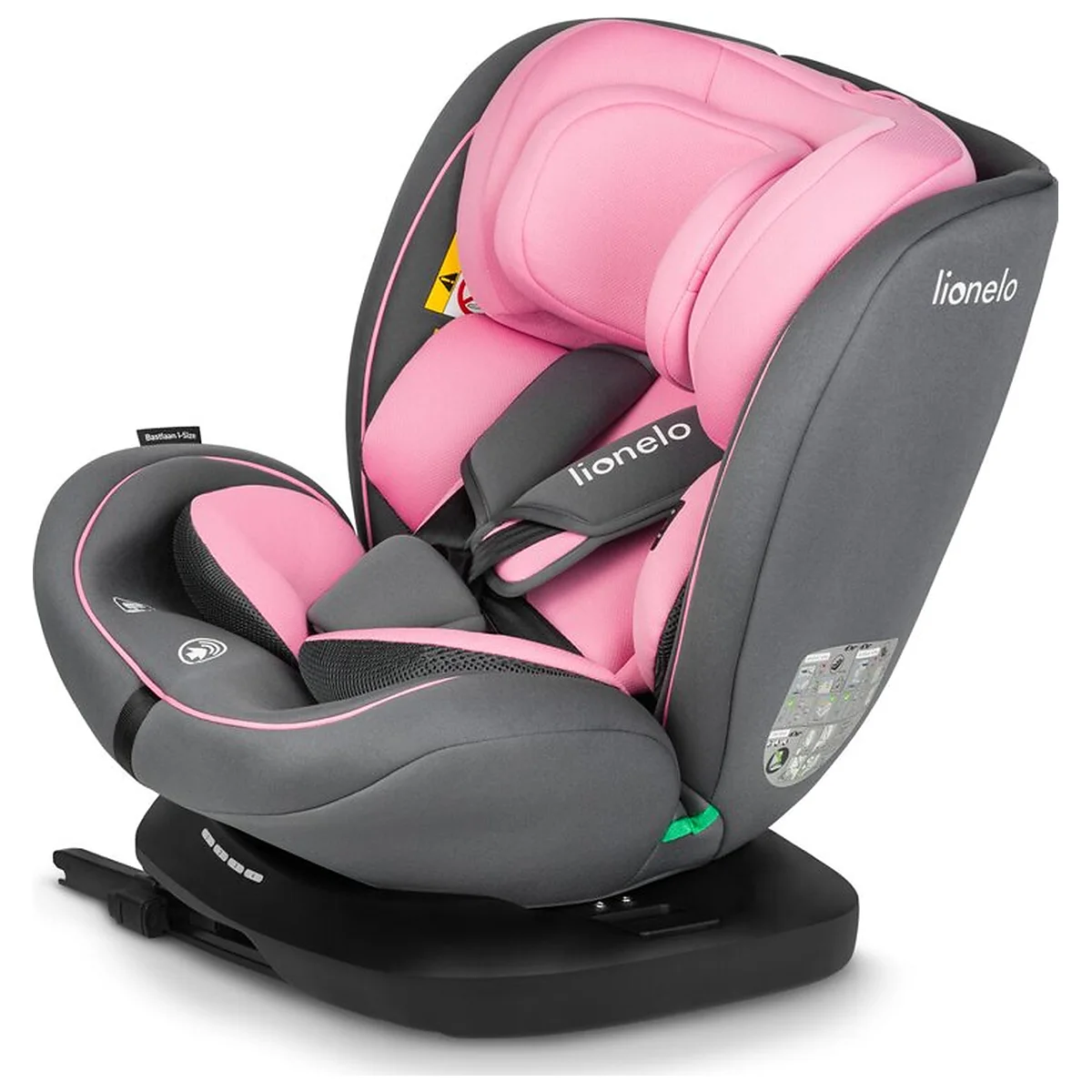 Scaun auto, Lionelo, Bastiaan i-Size, 4 in 1, Protectie laterala, Cu spatar inclinabil in 4 pozitii, Cu tetiera [7]