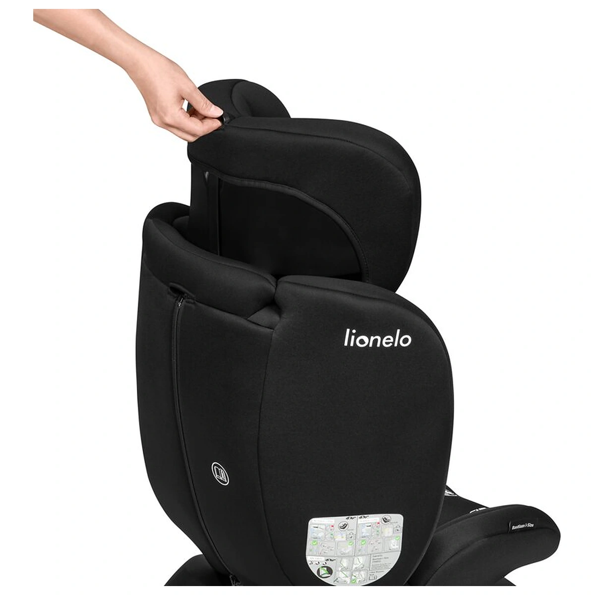 Scaun auto, Lionelo, Bastiaan i-Size, 4 in 1, Protectie laterala, Cu spatar inclinabil in 4 pozitii, Cu tetiera [16]