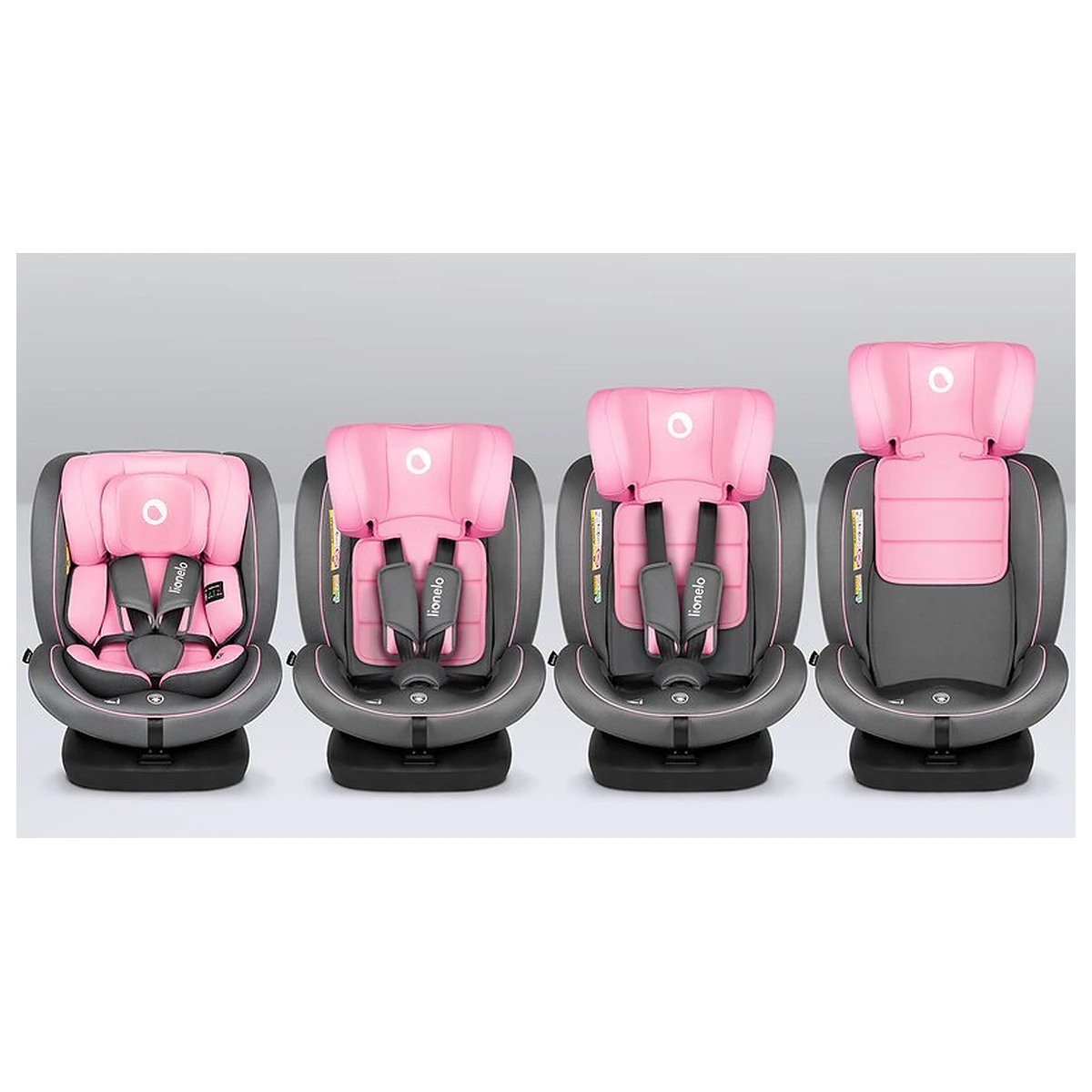 Scaun auto, Lionelo, Bastiaan i-Size, 4 in 1, Protectie laterala, Cu spatar inclinabil in 4 pozitii, Cu tetiera [21]