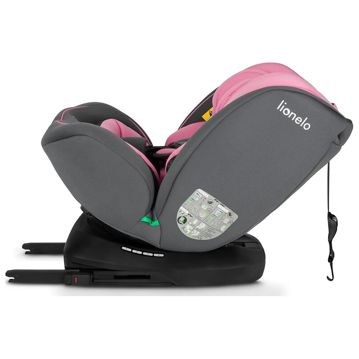 Scaun auto, Lionelo, Bastiaan i-Size, 4 in 1, Protectie laterala, Cu spatar inclinabil in 4 pozitii, Cu tetiera [10]