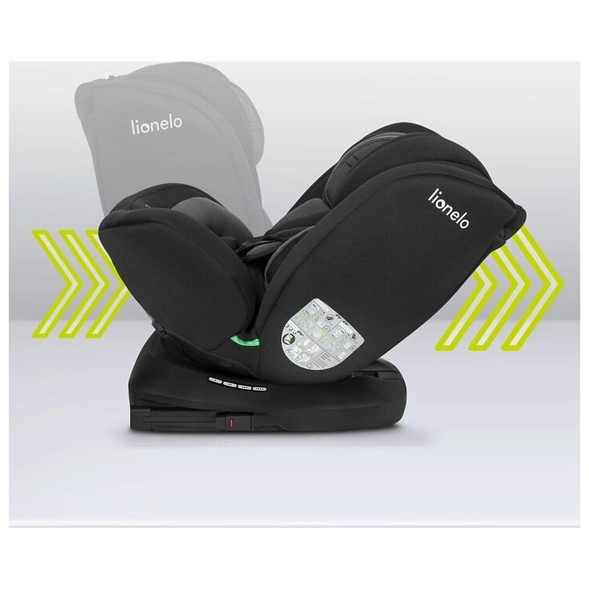 Scaun auto, Lionelo, Bastiaan i-Size, 4 in 1, Protectie laterala, Cu spatar inclinabil in 4 pozitii, Cu tetiera [25]