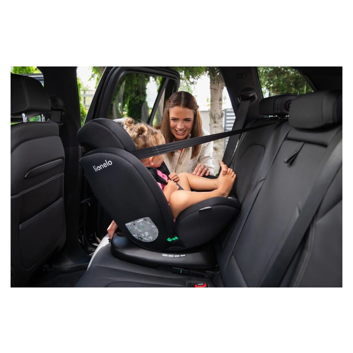 Scaun auto, Lionelo, Bastiaan i-Size, 4 in 1, Rotire 360 grade, 0-36 Kg, 40-150 cm, Isofix, Albastru Indigo [22]