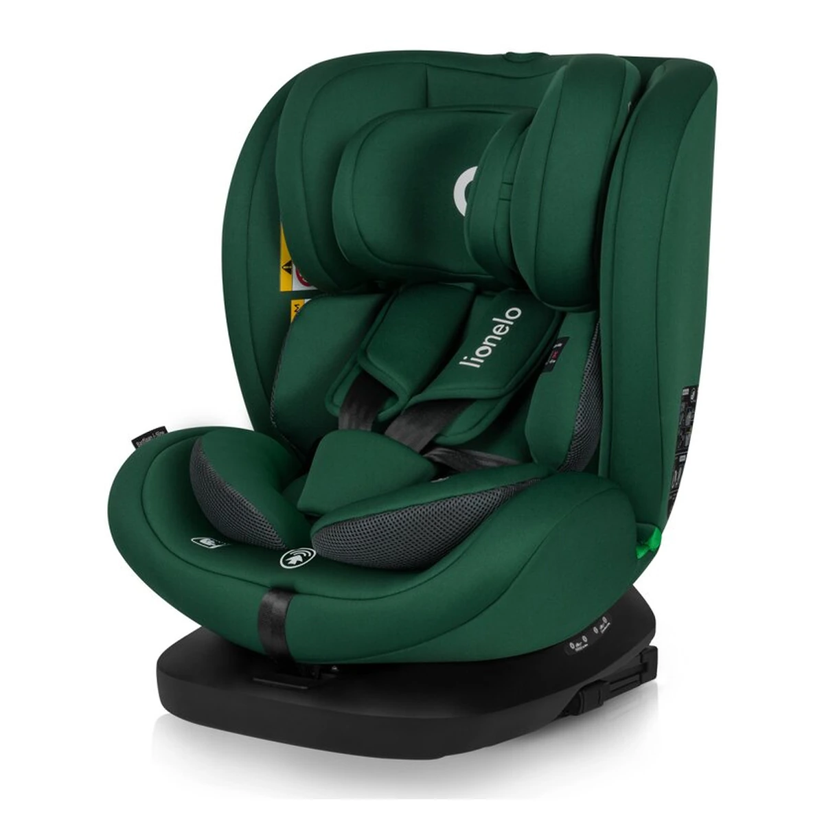 Scaun auto, Lionelo, Bastiaan i-Size, 4 in 1, Rotire 360 grade, 0-36 Kg, 40-150 cm, Isofix, Verde [3]