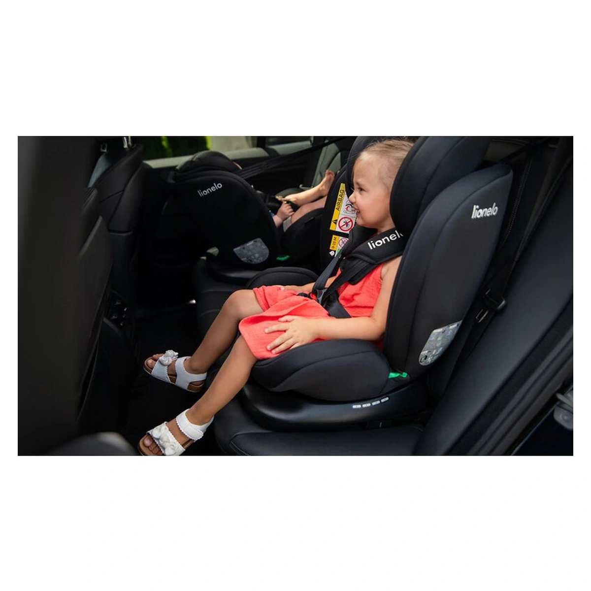 Scaun auto, Lionelo, Bastiaan i-Size, 4 in 1, Rotire 360 grade, 0-36 Kg, 40-150 cm, Isofix, Verde [18]