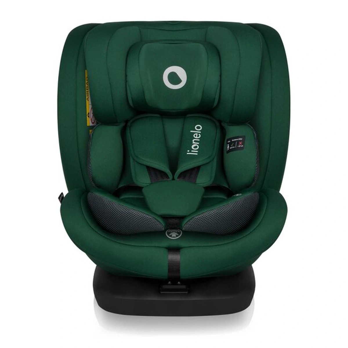 Scaun auto, Lionelo, Bastiaan i-Size, 4 in 1, Rotire 360 grade, 0-36 Kg, 40-150 cm, Isofix, Verde [6]