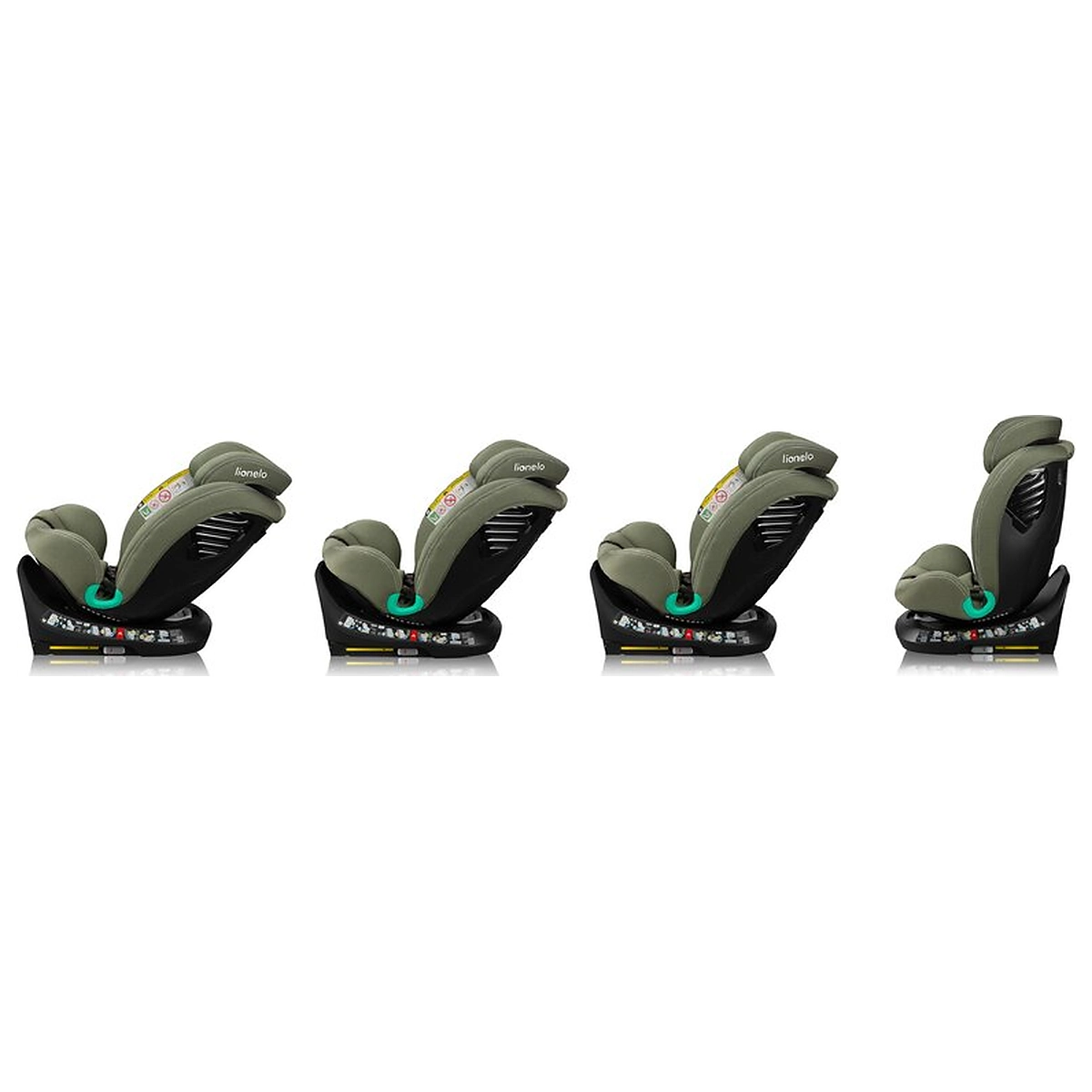 Scaun auto, Lionelo, Bastiaan One i-Size, 4 in 1, Protectie laterala, Cu spatar inclinabil in 4 pozitii, Cu tetiera [18]