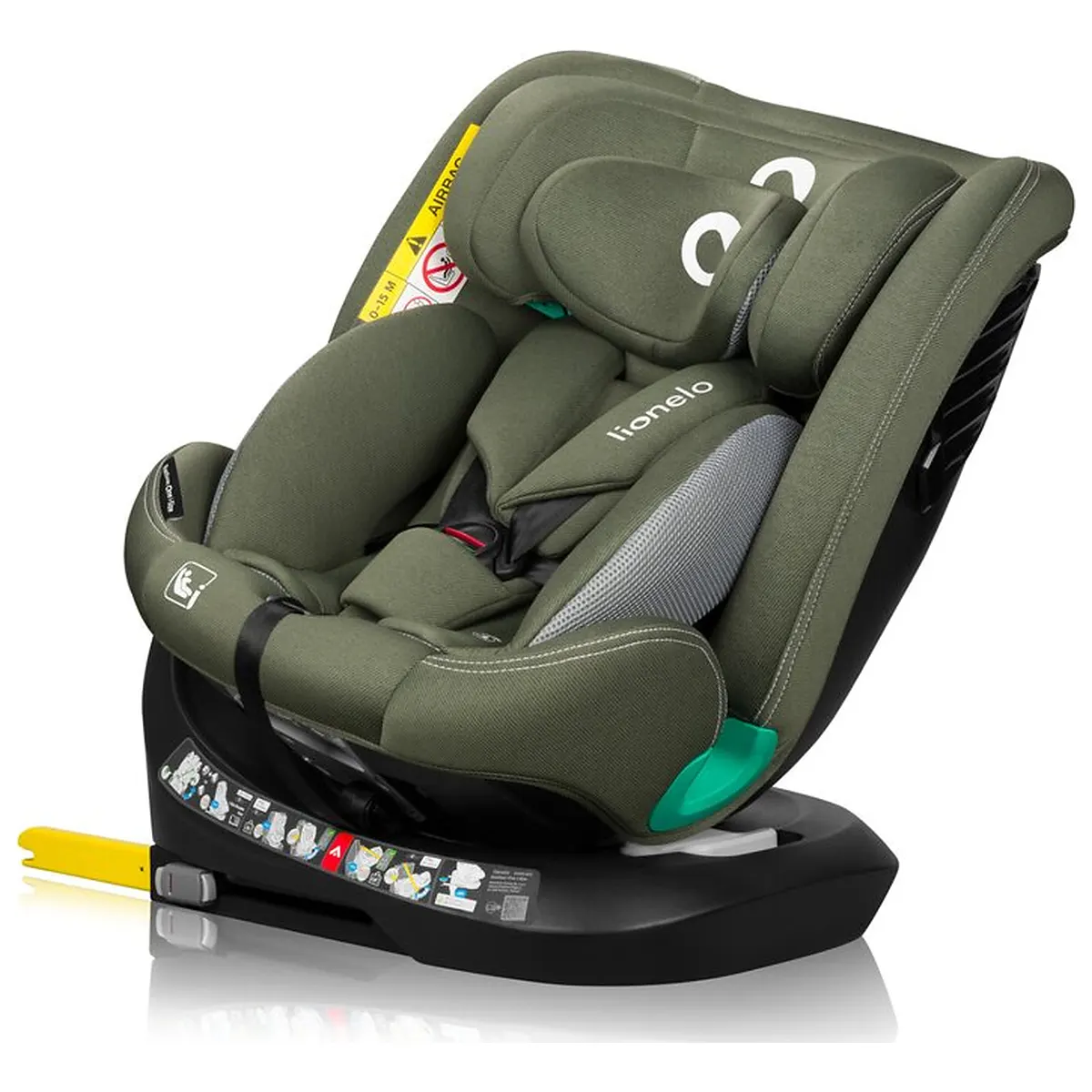 Scaun auto, Lionelo, Bastiaan One i-Size, 4 in 1, Protectie laterala, Cu spatar inclinabil in 4 pozitii, Cu tetiera [3]