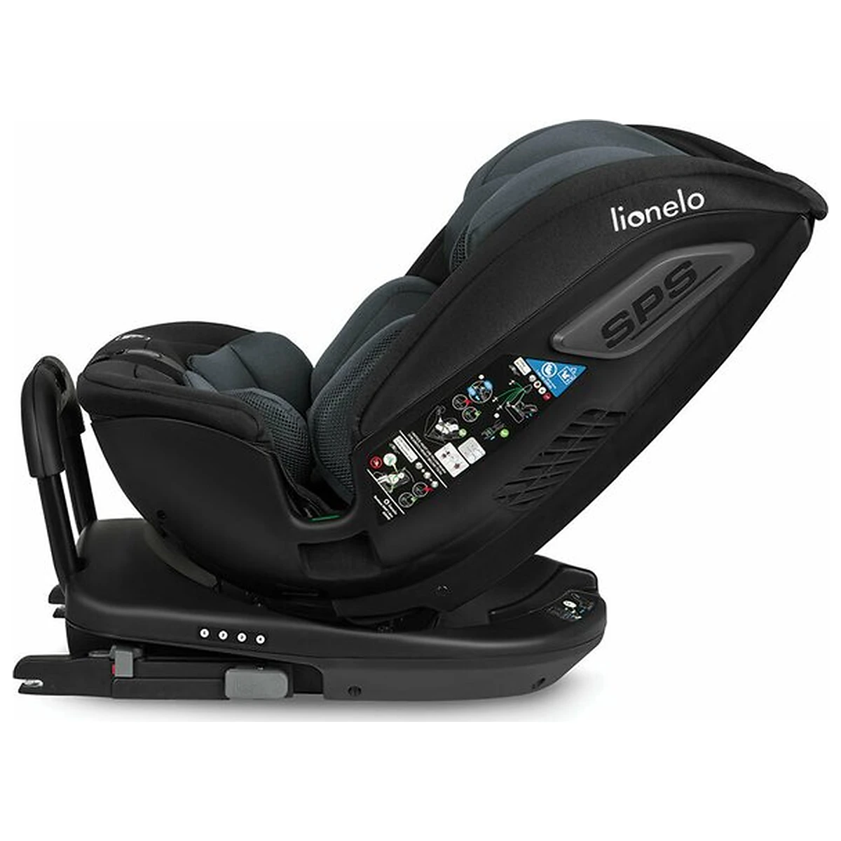 Scaun auto, Lionelo, Bastiaan RWF i-Size, Pozitie de somn, Protectie laterala, Rotire 360 grade, 0-36 Kg, Cu Isofix si [19]