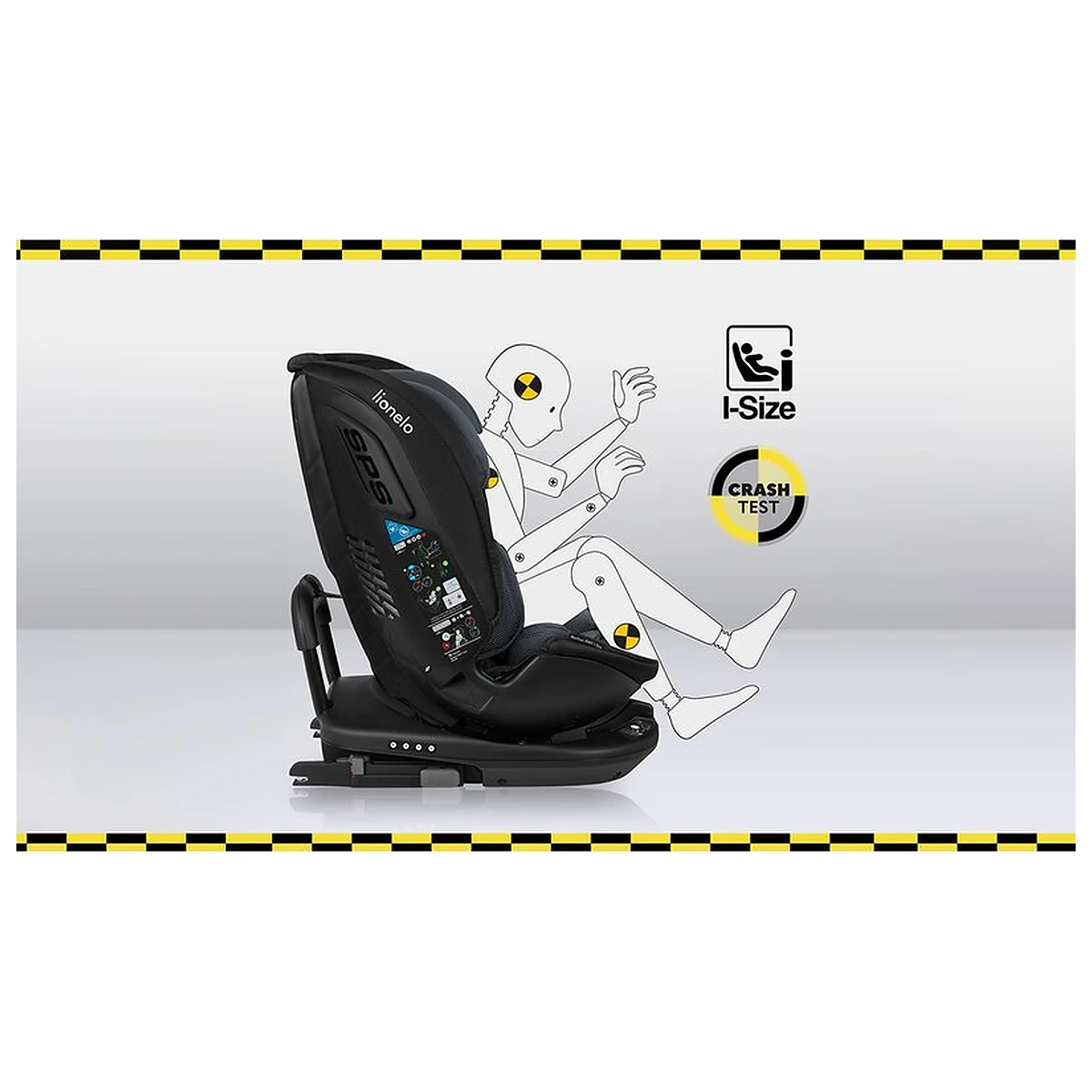 Scaun auto, Lionelo, Bastiaan RWF i-Size, Pozitie de somn, Protectie laterala, Rotire 360 grade, 0-36 Kg, Cu Isofix si [35]