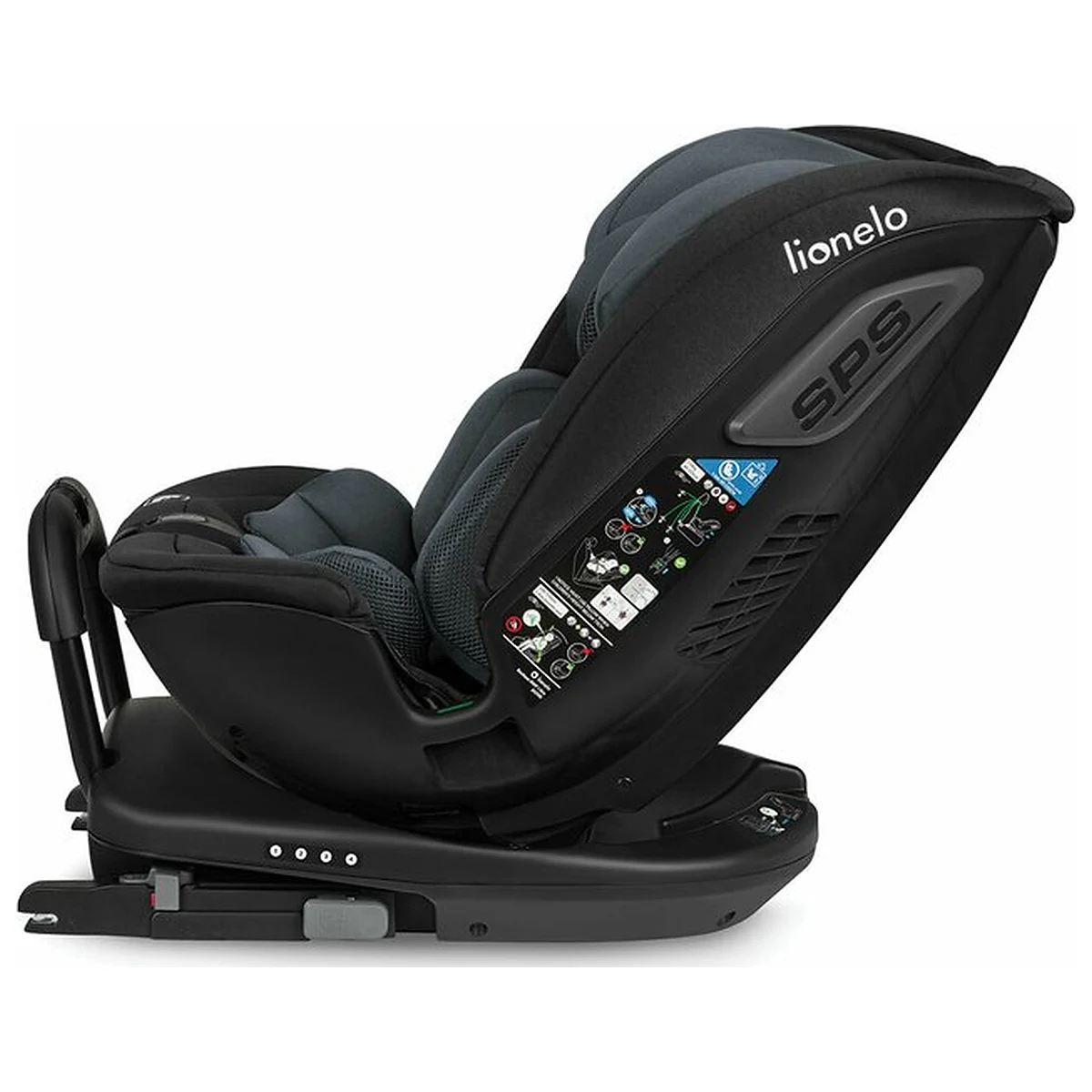 Scaun auto, Lionelo, Bastiaan RWF i-Size, Pozitie de somn, Protectie laterala, Rotire 360 grade, 0-36 Kg, Cu Isofix si [21]