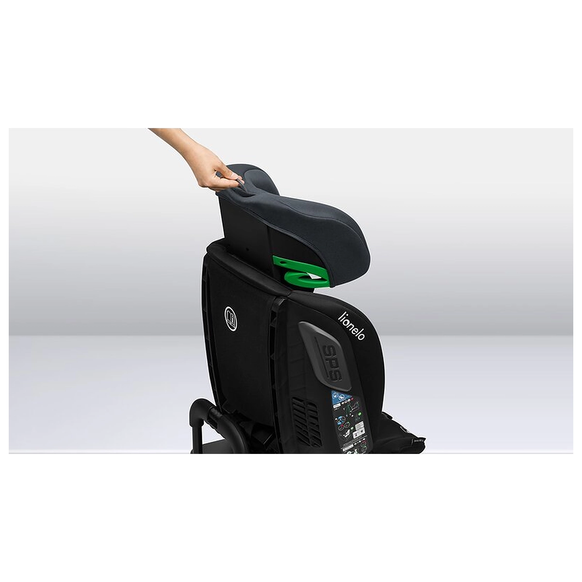 Scaun auto, Lionelo, Bastiaan RWF i-Size, Pozitie de somn, Protectie laterala, Rotire 360 grade, 0-36 Kg, Cu Isofix si [37]