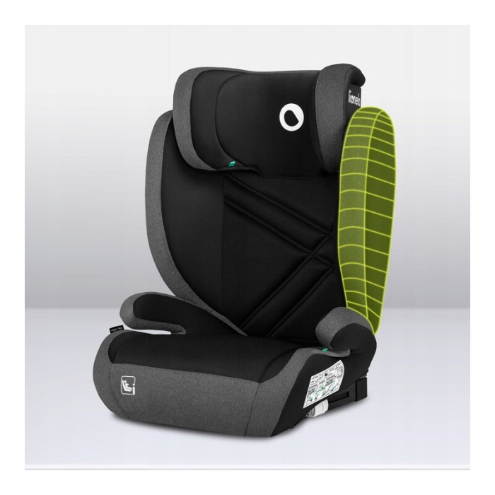 Scaun auto, Lionelo, Hugo i-Size, 100-150 cm, 4-12 ani, Gri [17]