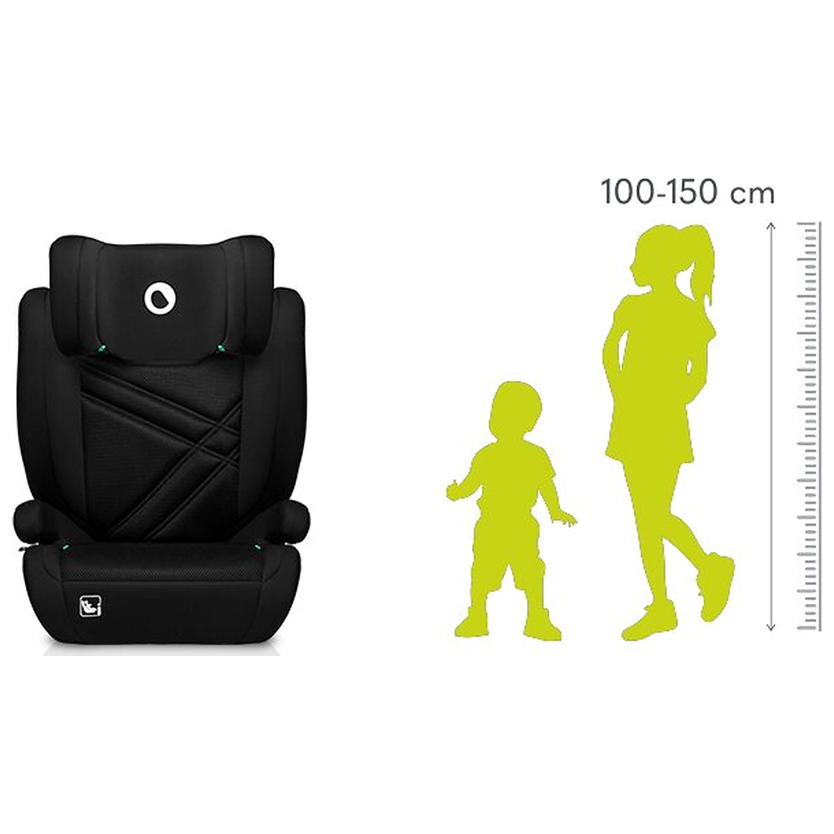 Scaun auto, Lionelo, Hugo i-Size, 100-150 cm, 4-12 ani, Gri [5]